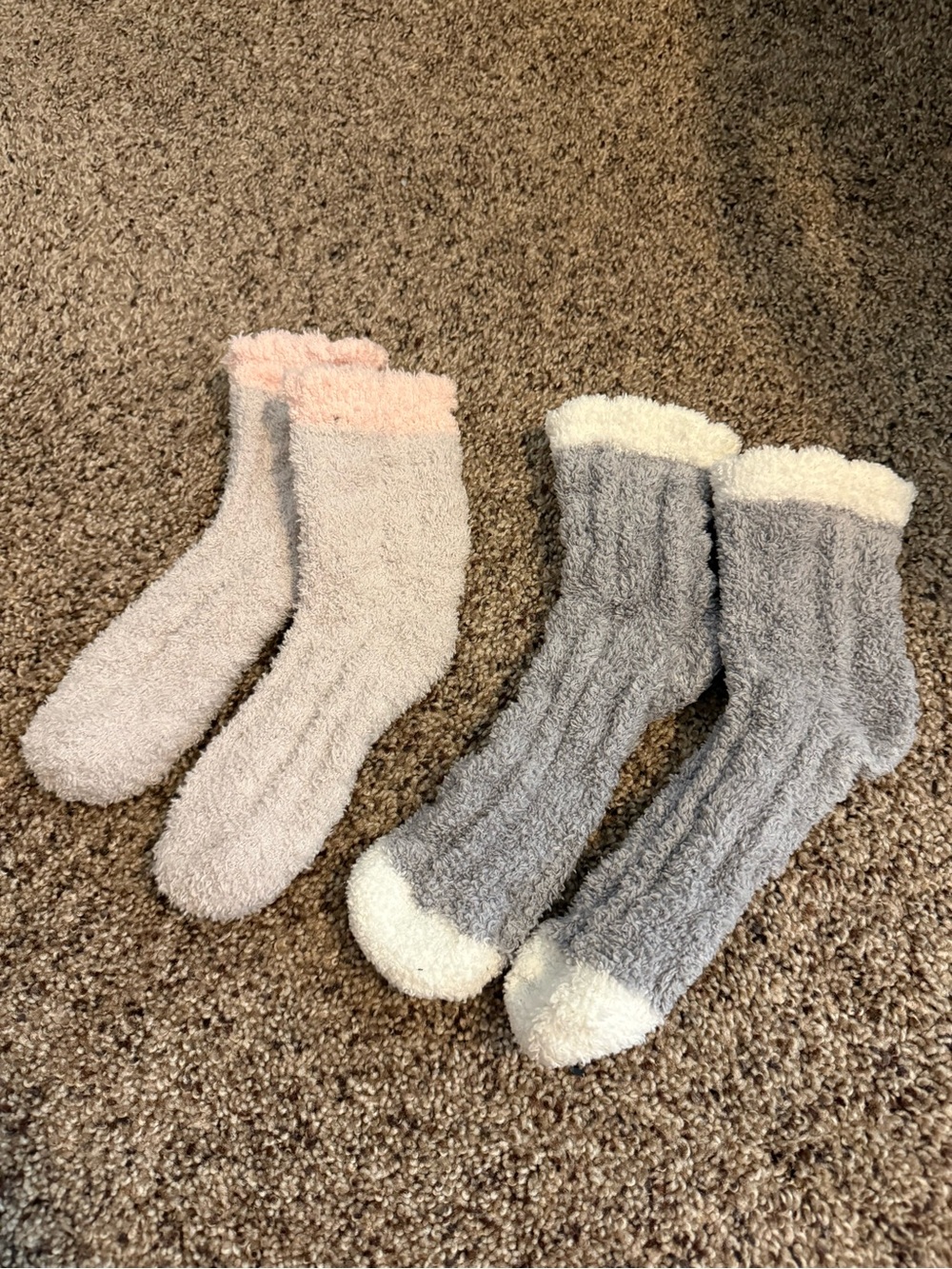 Cozy Plush Women's Fuzzy Socks - Gray